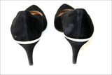 JONAK Escarpins à Talons Velours Noir Doublés Cuir T 37 TBE
