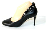 EUGENE RICONNEAUS Pour Minelli Escarpins Tout Cuir Fourrure T 37 TBE