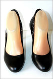 EUGENE RICONNEAUS Pour Minelli Escarpins Tout Cuir Fourrure T 37 TBE