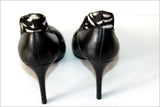 EUGENE RICONNEAUS Pour Minelli Escarpins Tout Cuir Fourrure T 37 TBE