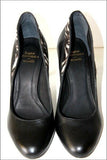 EUGENE RICONNEAUS Pour Minelli Escarpins Tout Cuir Fourrure T 37 TBE