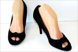 MINELLI Escarpins de Soirée Toile Satinée et Cuir T 39 TBE