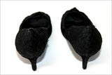 MINELLI Escarpins de Soirée Toile Satinée et Cuir T 39 TBE