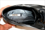 GEOX Respira Derby à Lacets Cuir Noir Doublés Cuir T 36 TTBE