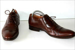 FINSBURY Richelieu Derby WHITNEY Tout Cuir Marron T 8 / 42 TBE