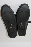 CALVIN KLEIN Sneakers Baskets Cuir Verni et Textile Imprimé T 36 TBE