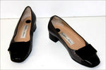 SARA DI BERTON Escarpins tout Cuir Gris Foncé T 34.5 TBE