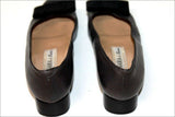 SARA DI BERTON Escarpins tout Cuir Gris Foncé T 34.5 TBE