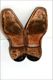 MACK JAMES Derby Tout Cuir Vintage Camel T 6.5 UK / 40 TBE