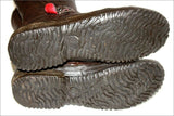 PALLADIUM Mi Bottes Cuir Marron Foncé Doublées Cuir T 38 TBE