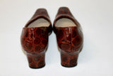 SERGIO CERRUTI Roma Escarpins Tout Cuir Marron T 41 BE
