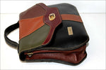 RUSSEL NASH Petit Sac Cuir Multicolore Porté Main TBE