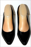 MYMA Escarpins Pointus Cuir Noir Hauts Talons T 39 TTBE