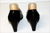 MYMA Escarpins Pointus Cuir Noir Hauts Talons T 39 TTBE