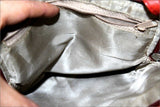 ARCUS Sac Pochette Cuir Orange Brique Bandoulière TBE