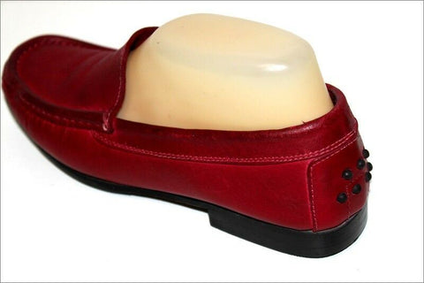 VIA VENISE Mocassins Souple Tout Cuir Rouge Foncé T 37 BE