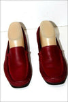 VIA VENISE Mocassins Souple Tout Cuir Rouge Foncé T 37 BE