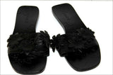 TIMBERLAND Sandales Tongs Tout Cuir Noir T 7.5 US / 39 FR TBE