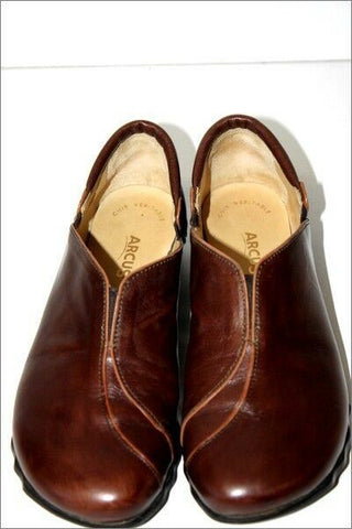 ARCUS Sneakers Derby Cuir Marron Petits Talons  T 37 TTBE