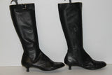 MOSQUITOS Mi Bottes Cuir Noir Doublées Cuir T 6 / T 39 TBE