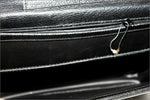 Cartable Cuir Grainé Noir Fermeture à Clef  ETAT NEUF