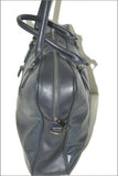 ANDRE Grand Sac Week End Simili Cuir Bleu Pétrole TBE