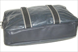 ANDRE Grand Sac Week End Simili Cuir Bleu Pétrole TBE