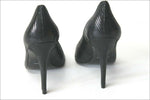MINELLI Escarpins Cuir Noir Doublés Cuir Talons Hauts et Fins T 36 ETAT NEUF