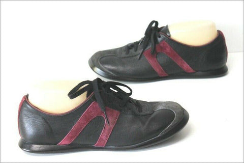 CAMPER Sneakers à Lacets Cuir Noir T 38 TBE