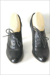 MINELLI Escarpins à Lacets Cuir Noir T 39 BE