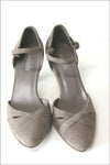 MINELLI Escarpins Velours Marron Taupe Doublés Cuir T 40  ETAT NEUF