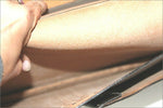 EDF GDF Cartable à Clef Vintage Cuir Grainé Marron Foncé TBE