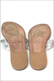 RALLO Tongs Sandales Tout Cuir Argenté Italien T 40 TTBE