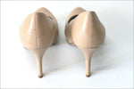 SAN MARINA Escarpins Cuir Beige Talons Hauts T 40 TBE