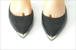 GUESS BY MARCIANO Escarpins  Cuir Chaînette DoréeTalons Aiguilles T 38 TBE