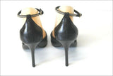 GUESS BY MARCIANO Escarpins  Cuir Chaînette DoréeTalons Aiguilles T 38 TBE