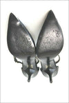 GUESS BY MARCIANO Escarpins  Cuir Chaînette DoréeTalons Aiguilles T 38 TBE