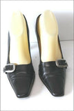 MINELLI Escarpins Vintage  Tout Cuir Noir Doublés Cuir T 38 TBE