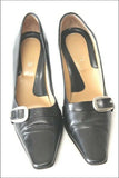 MINELLI Escarpins Vintage  Tout Cuir Noir Doublés Cuir T 38 TBE