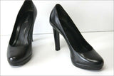 MINELLI Escarpins Cuir Noir Doublés Cuir Talons Hauts T 40 TBE