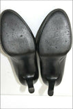 MINELLI Escarpins Cuir Noir Doublés Cuir Talons Hauts T 40 TBE