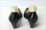 SAN MARINA Escarpins Cuir Noir Doublés Cuir  T 40 TBE