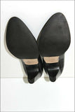 SAN MARINA Escarpins Cuir Noir Doublés Cuir  T 40 TBE