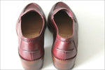 MINELLI  Mocassins  Vintage Tout Cuir Bordeaux T 41 BE