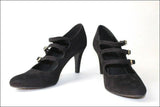 ERAM Escarpins Cuir et DAIM Noir T 38 TTBE
