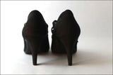 ERAM Escarpins Cuir et DAIM Noir T 38 TTBE