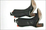 VALROY Bottes Cuir Noir Lisse T36  TTBE