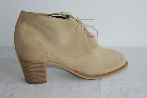 Boots REQINS Daim Ecru T 41 BE