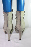 Escarpins FRIIS COMPANY  Cuir Gris Motifs Etoiles T 39  TTBE