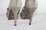 Escarpins FRIIS COMPANY  Cuir Gris Motifs Etoiles T 39  TTBE